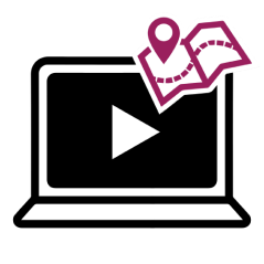 laptop with a puzzle piece in top right corner